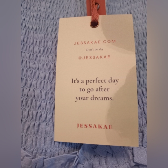 JessaKae Blue Long Dress S .L New - Picture 11 of 13